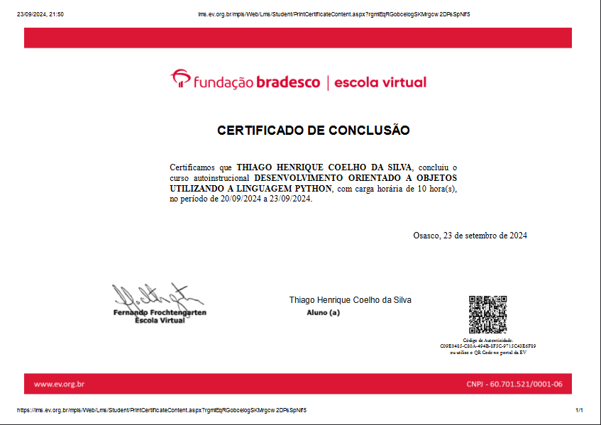certificado